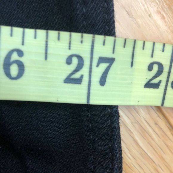 🔴 2 for $25 WILD FABLE Stretch Black Denim Seamed Mini Skirt size 24W - Picture 3 of 6